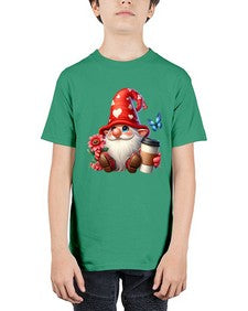 gnome with butterfly 12# - gnome - Youth Tee Unisex