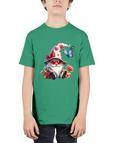 gnome with butterfly 13# - gnome - Youth Tee Unisex
