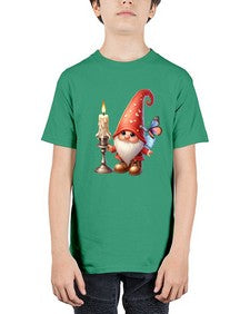 gnome with butterfly 16# - gnome - Youth Tee Unisex