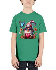 gnome with butterfly 17# - gnome - Youth Tee Unisex