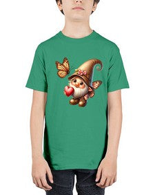 gnome with butterfly 22# - gnome - Youth Tee Unisex