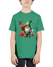gnome with butterfly 26# - gnome - Youth Tee Unisex