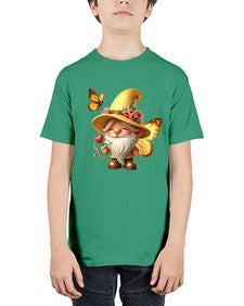 gnome with butterfly 27# - gnome - Youth Tee Unisex