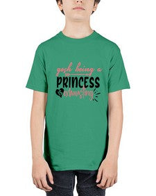 gosh being a princess 490# - sassy - Youth Tee Unisex