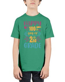 happy one hundredth day of second grade 249# - second grade - Youth Tee Unisex