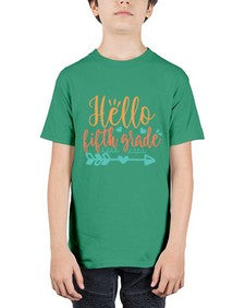 hello fifth grade 259# - fifth grade - Youth Tee Unisex