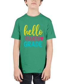 hello fourth grade 287# - fourth grade - Youth Tee Unisex