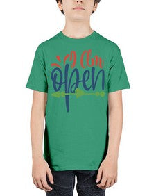 i am open Style 100# - motivation - Youth Tee Unisex
