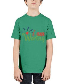 i am worthy Style 97# - motivation - Youth Tee Unisex
