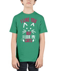 i like you but ilike my cats Style 53# - cats - Youth Tee Unisex