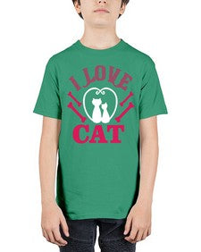 i love cat Style 56# - cats - Youth Tee Unisex