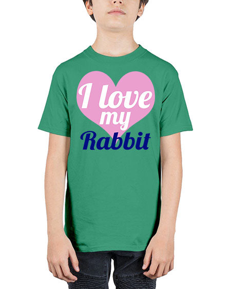 i love my rabbit - rabbit - Youth Tee Unisex
