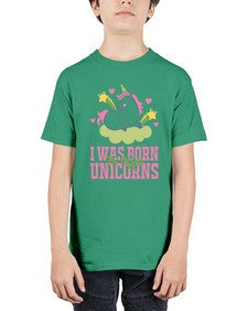 i was born to ride unicorns 199# - unicorn - Youth Tee Unisex