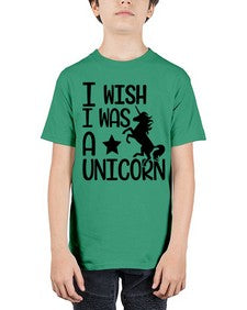 i wish i was a unicorn 213# - unicorn - Youth Tee Unisex