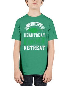if it has a heartbeat 1180# - vegan - Youth Tee Unisex