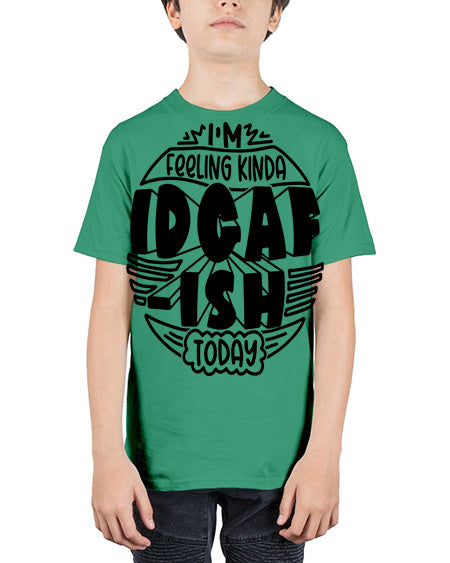 im feeling kinda idgafish today 10# - shark-fish - Youth Tee Unisex