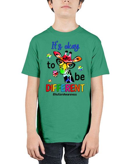 its ok to be diffent 2# - autism - Youth Tee Unisex