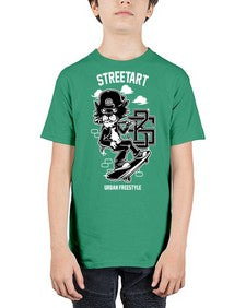 lets skate 726# - art pop art - Youth Tee Unisex