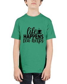 life happens tea helps 1309# - tea - Youth Tee Unisex