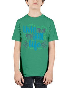 livin that fourth garde life 495# - fourth grade - Youth Tee Unisex