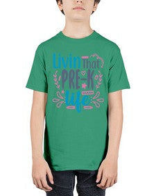 livin that pre k life 498# - prek headstart - Youth Tee Unisex