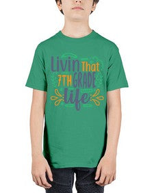 livin that seventh garde life 502# - seventh grade - Youth Tee Unisex