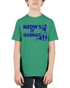 meows its going - cats - Youth Tee Unisex