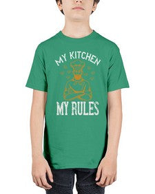my kitchen my rules 353# - cooking - Youth Tee Unisex