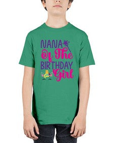 nana of the birthday girl 328# - unicorn - Youth Tee Unisex