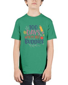 one hundred days with my best buddies 586# - one hundred days - Youth Tee Unisex
