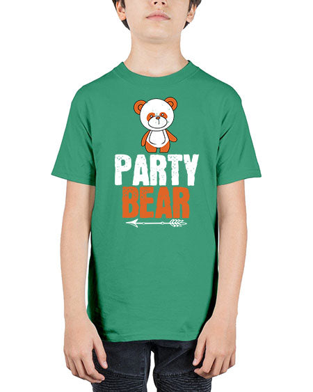 party bear 225# - bears - animals - Youth Tee Unisex