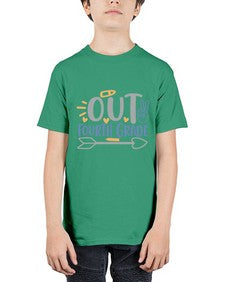 peace out fourth grade 629# - fourth grade - Youth Tee Unisex