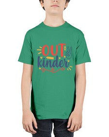 peace out kinder 631# - kindergarten - Youth Tee Unisex