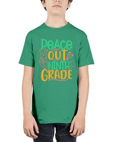 peace out nineth grade 637# - nineth grade - Youth Tee Unisex