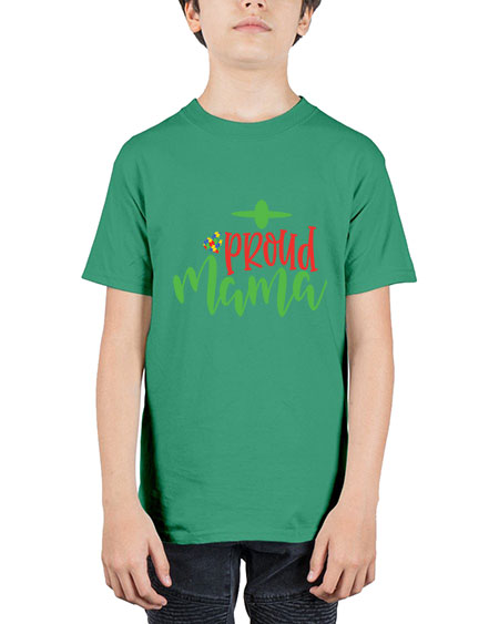 proud mama Style 38# - autism - Youth Tee Unisex