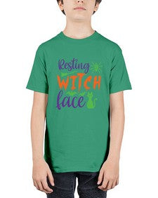 resting witch face 26# - witch - Youth Tee Unisex