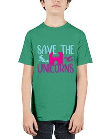 save the unicorns 390# - unicorn - Youth Tee Unisex