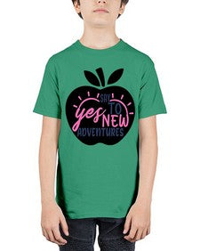 say yes to new adventures Style 75# - motivation - Youth Tee Unisex