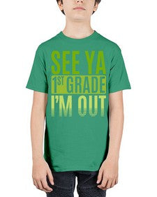 see ya first grade im out 841# - first grade - Youth Tee Unisex