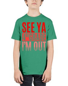 see ya fourth grade im out 842# - fourth grade - Youth Tee Unisex