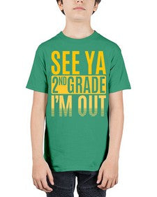 see ya second grade im out 843# - second grade - Youth Tee Unisex
