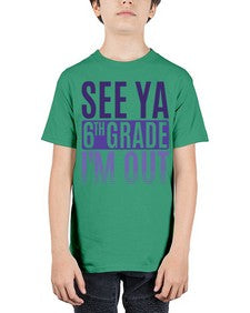 see ya sixth grade im out 844# - sixth grade - Youth Tee Unisex