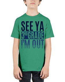 see ya third grade im out 845# - third grade - Youth Tee Unisex