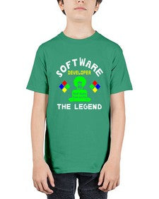 software developer the legend 16# - computer - Youth Tee Unisex