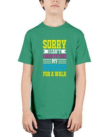 sorry i cant i have to take my unicorn for a walk 405# - unicorn - Youth Tee Unisex