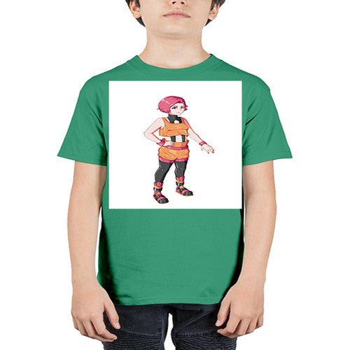 street girl wear orange outfit16# - anime - Youth Tee Unisex