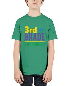 third Grade Superhero 976# - third grade - Youth Tee Unisex