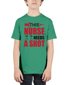 this nurse needs a shot 1559# - nurse - Youth Tee Unisex