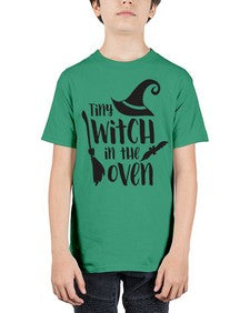 tiny witch in the oven 18# - witch - Youth Tee Unisex