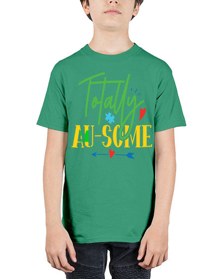 totally ausome Style 1# - autism - Youth Tee Unisex